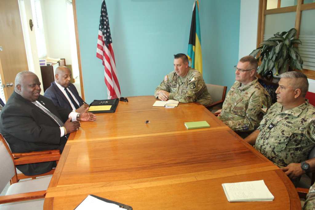 State Min. Lundy has courtesy call with Brigadier General Thomas Hannon of Rhode Island National Guard
