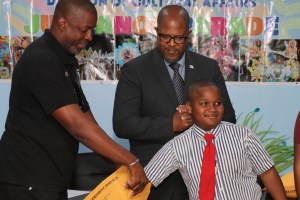 Schools and Stakeholders cheer on the picking of the 2025 Junior Junkanoo order of entry