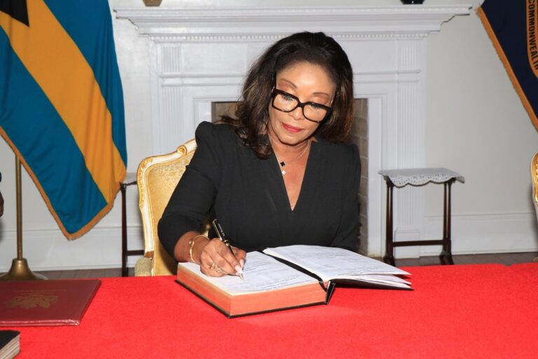 Subusola Swain, sworn in as Vice-President of the Bahamas Industrial Tribunal