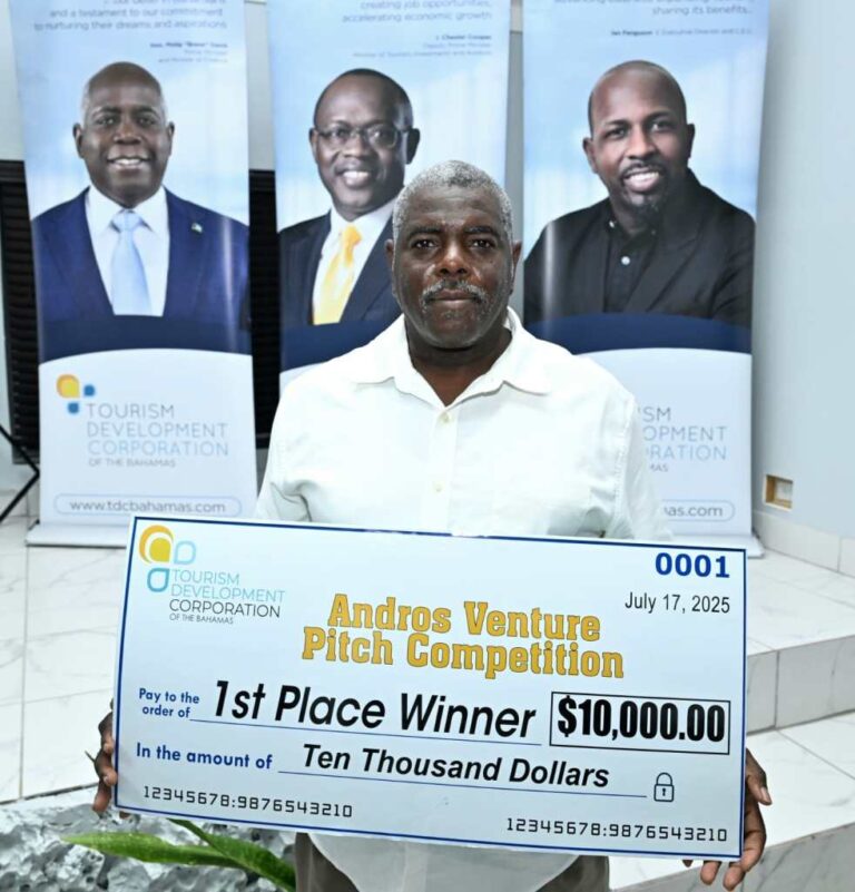 Stanley Sands wins MOTIA/TDC Andros Venture Pitch Competition