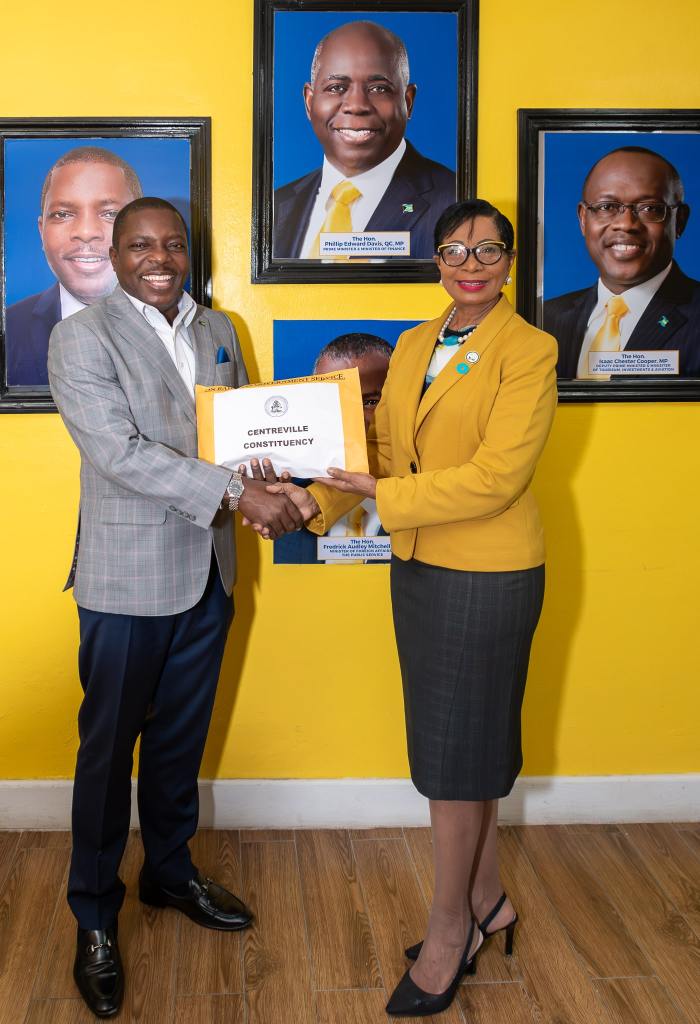 Mrs. Ann Marie Davis Presents Back-to-School Shoe Vouchers