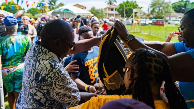 The Bahamas Joins in the Parade of Nations at Carifesta XV in Barbados