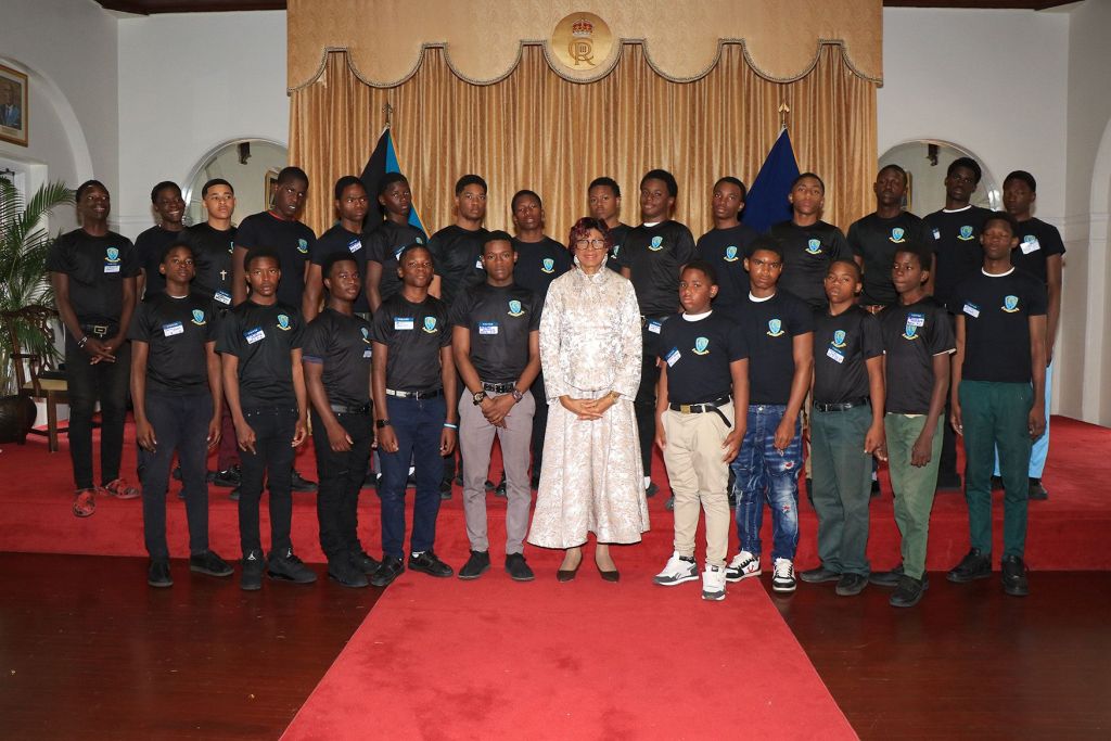 Dame Cynthia Pratt launches the Governor General’s Second Annual Boys’ Retreat