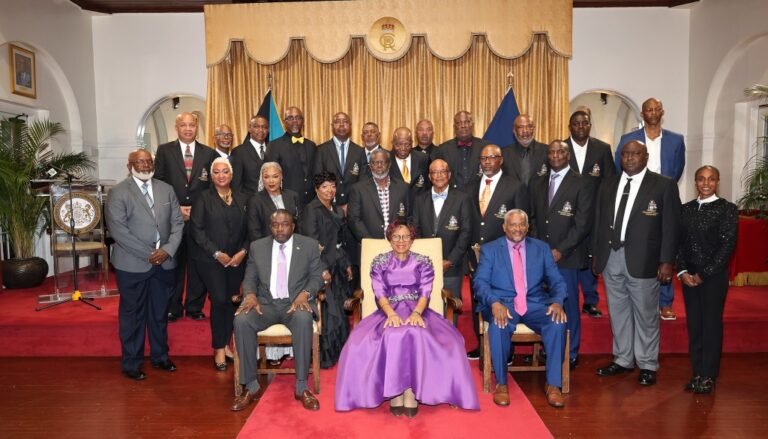 MOYSC Honours National Junkanoo Legends Circle Inductees at Government House