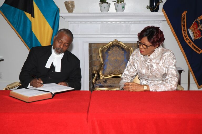 Roberto Reckley, sworn in as Acting Justice of the Supreme Court
