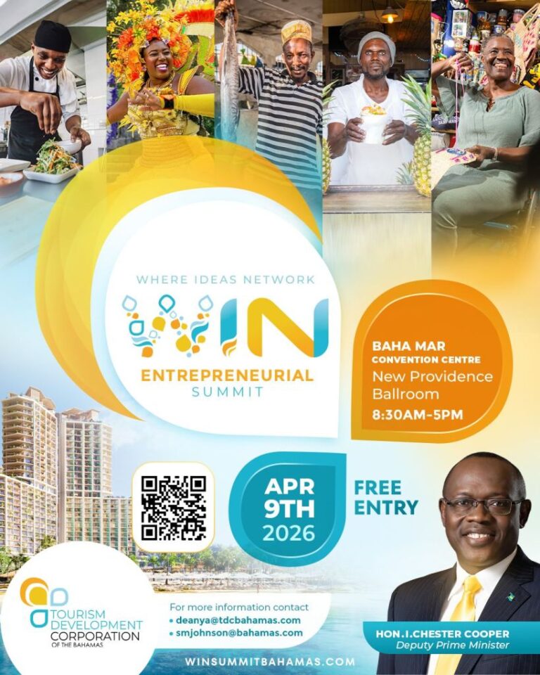 Tourism Development Corporation Launches W.I.N. Entrepreneurial Summitto Turn Bahamian Ideas into Real Businesses