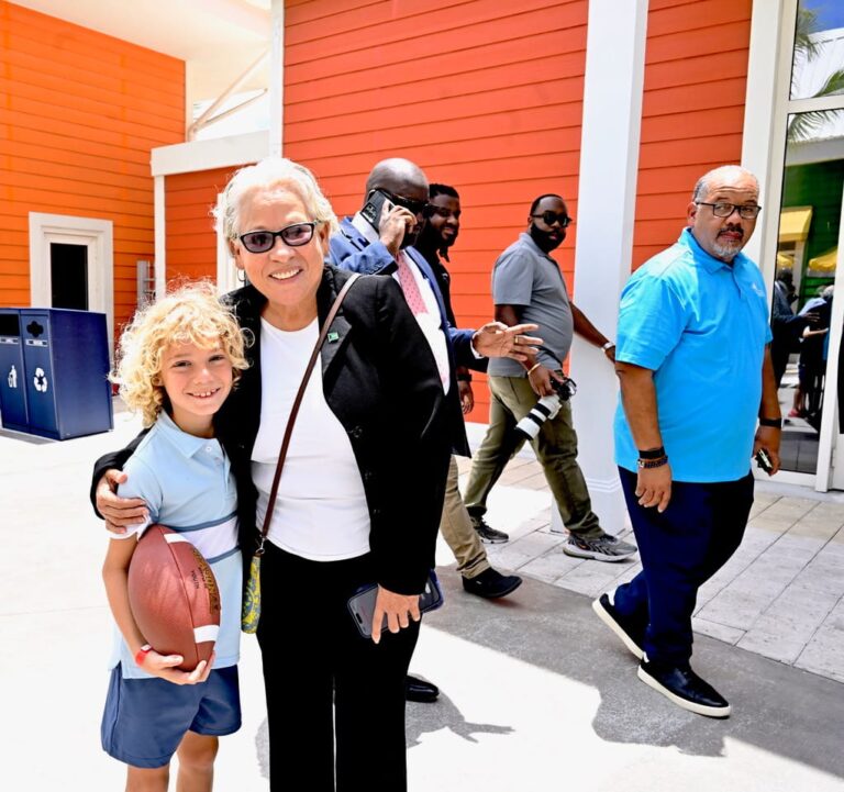 Tourism Minister Hanna-Martin takes a tour of Nassau Cruise Port