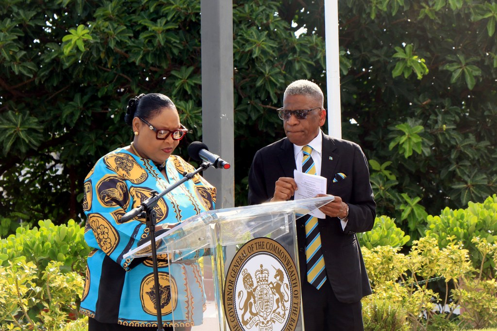 The Governor General, Dame Cynthia Pratt celebrates National Flag Day