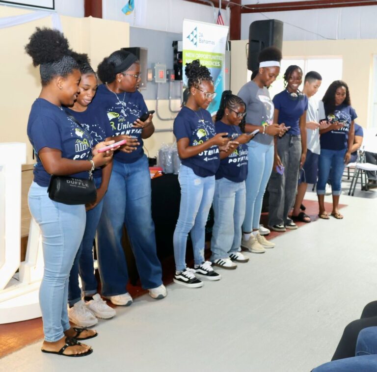 Minister Moxey inspires next generation of entrepreneurs at JA orientation in Grand Bahama