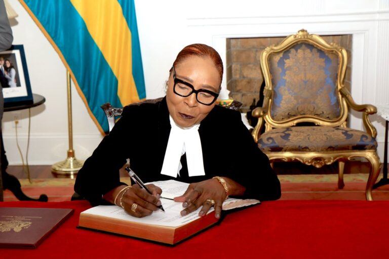 Madam Justice Guillimina Archer-Minns, sworn in as Justice of the Court of Appeal
